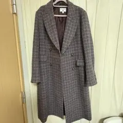 INES DE LA FRESSANGE UNIQLOチェック柄コート M