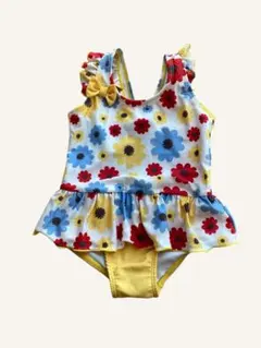 花柄フリルベビー水着 80サイズ
