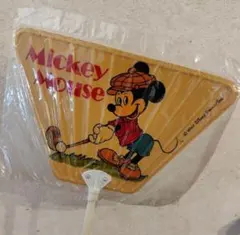 2枚セット　ミッキー うちわ　骨董　ヴィンテージ　アンティーク　ディズニー