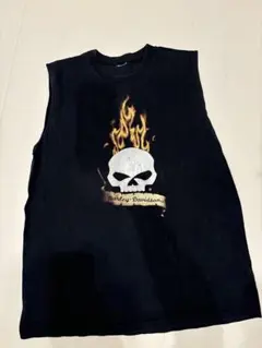 Harley-Davidson スカル ブラック タンクトップ