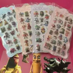 【4枚セット】 ⑭イタリアンブレインロット 立体シール