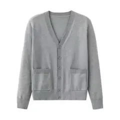 スクールカーディガン グレー
