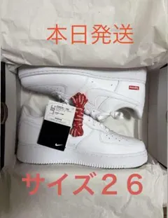 Nike Air Force 1 Supreme ホワイト-26
