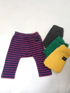 futafuta カエルパンツ 裏起毛 4枚セット