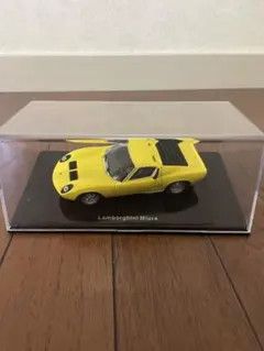 Lamborghini Miura ミニカー ディスプレイケース付箱にへこみあり Lamborghini Miura ミニカー ディスプレイケース付箱にへこみあり