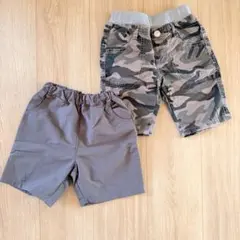 110cm ハーフパンツ 2枚まとめ売り