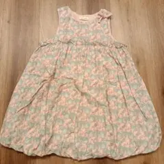 さ*ち様 花柄ノースリーブワンピース 110cm　センスオブワンダー