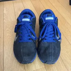 NIKE ランニングシューズ ブラック/ブルー