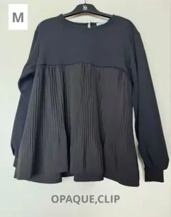 OPAQUE,CLIP　長袖　チュニック　トップス　プリーツ　　お値下げ中