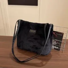 ファー ショルダーバッグ