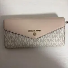 MICHAEL KORS マイケルコース 長財布 ピンク ラウンドファスナー