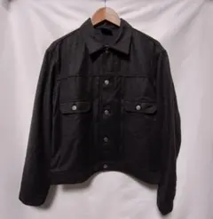 美品 SHIPS ウール トラッカージャケット チャコール L