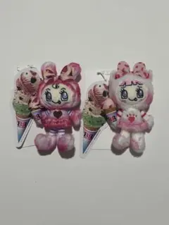 サーティワンナルミヤキャラクターズ ぬいぐるみチャーム　ベリエ、ミミリーセット