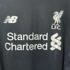ニューバランス　リバプールFC　ユニフォーム　ゲームシャツ　長袖　黒/赤　XXL