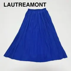 LAUTREAMONT ロートレアモン フレアロングスカート ブルー サイズ38