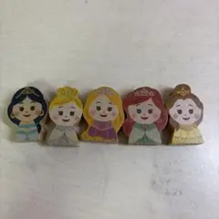 ディズニー プリンセス 木製 フィギュア 5体セットのサムネイル