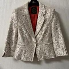 Radyレディー 総レース　テーラードジャケット　ベージュ　フリーサイズ