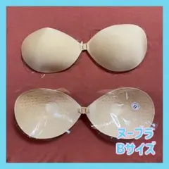 Bサイズ　ベージュ　ヌーブラ シリコンブラ谷間
