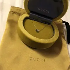 7月31日〆切　GUCCI k18 ホワイトゴールド ネックレスのサムネイル
