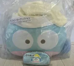サンリオくじ　ハンギョドン スピーカークッション、ペンポーチ