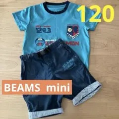 BEAMS mini ハーフパンツ　ドラえもんTシャツ