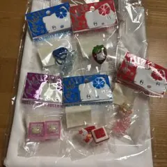 レア　ハローキティ　2003年　レトロ　ヘアアクセ5点とトートセット