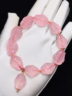 ⭐︎【天然】ローズクォーツ ブレスレット 49.4g