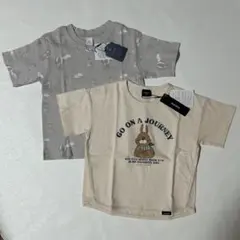 新品【Cottoli & manina】Tシャツ 【100cm】2枚セットのサムネイル