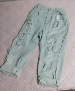 wego クラッシュデニム　ダメージデニム