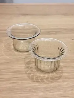 河上智美 六弁花小鉢 3点セット ピンク 琥珀 器 皿 ボウル 作家もの