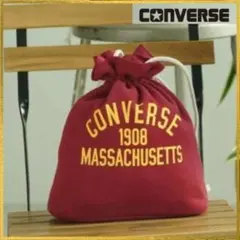 新品未使用　コンバース COLLEGE LOGO ポーチ　バッグ レッド　赤