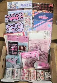 ア*ん様 612大量まとめ売り ステーショナリー シール・マスキングテープ・ペー