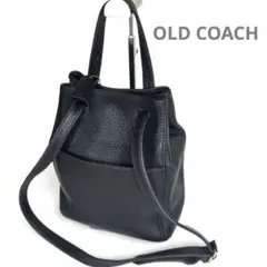 ✨美品✨オールドコーチ ショルダーバッグ 4923 黒　メンテナンス済