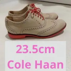 23.5 コールハーン　ウィングチップ　レースアップシューズCOLE HAANのサムネイル