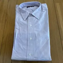 新品未使用　Ike Beharメンズ 長袖ワイシャツ ライトパープル　15サイズのサムネイル