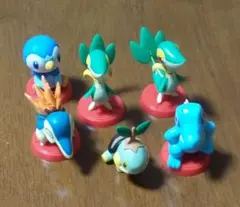 ポケモン チョコエッグ ヒノアラシ ワニノコ ポッチャマ ツタージャ ナエトル