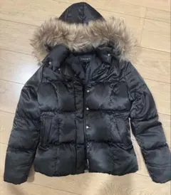 y2k グランジ 平成 お兄系 ダウンジャケット ファー付きフード ブラック