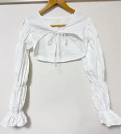 searoomlynnホワイト ボレロ カーディガン 長袖 美品！のサムネイル