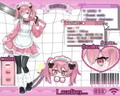 コテキャシート オーダーイラスト