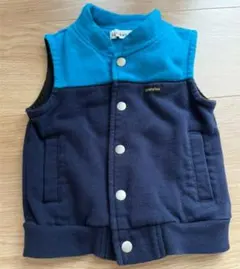 【匿名配送】ブランシェス　切り替えベスト　アウター　80 キッズ　ベビー