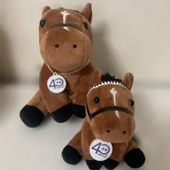 武豊展限定】ドウデュース アイドルホースぬいぐるみ 箔押しサイン入り