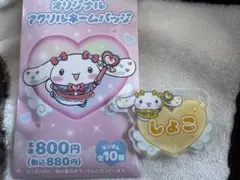 =LOVE シナモン オリジナルアクリルネームバッジ