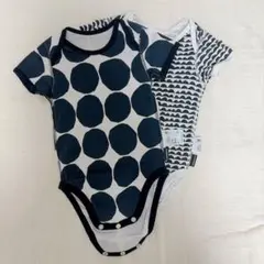 UNIQLO×marimekko ベビー ロンパース 2枚セットのサムネイル