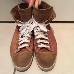 ディーゼル本革ハイカットスニーカー