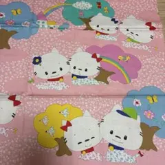 猫キャラクター　ハギレ　ピンク