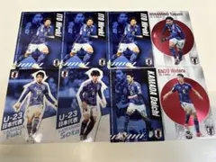 カルビーポテトチップス　サッカー日本代表　カード 8枚