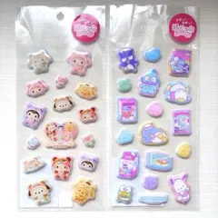 【正規品】サンリオ　ぷくっとシール　ラテクマベビー　はぴだんぶい
