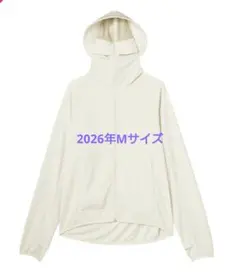 2026モデルワークマンクールUVサンシェードパーカーEX＋Mサイズ アイボリー