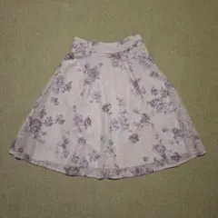 MISCH MASCH 花柄レース膝丈スカート /M