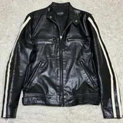 あ*様 マスターマインド レザー ライダース ジャケット スワロフスキー